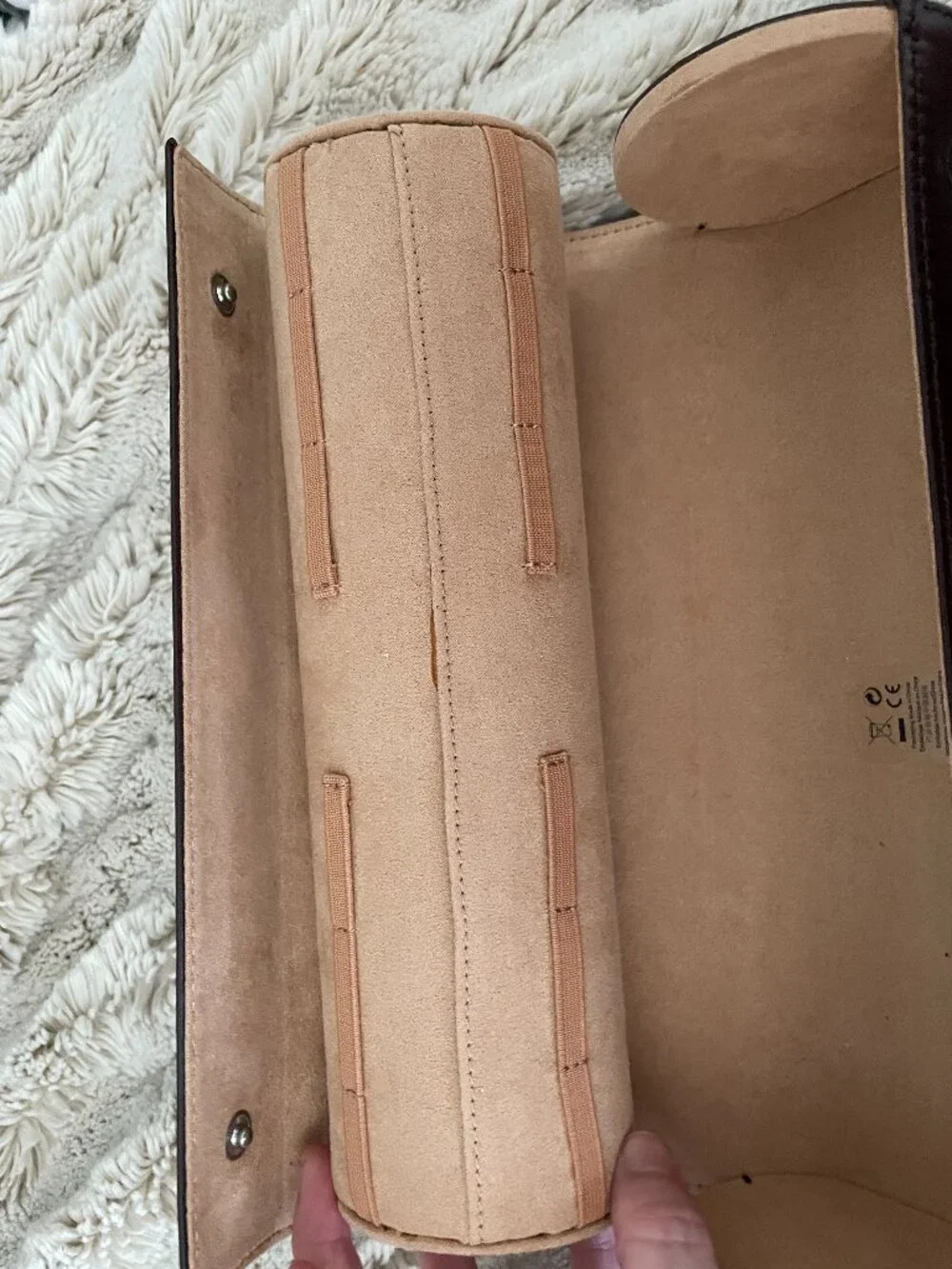 Fossil Brown Watch Travel Organizer